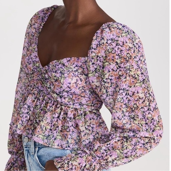 NWT ASTR The Label Luann Blouse Top Size M - Picture 3 of 11